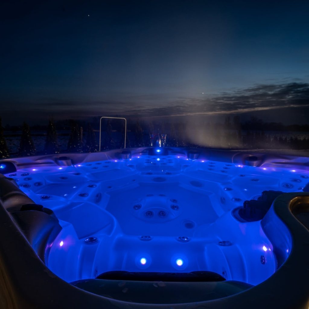 Jacuzzi zimą